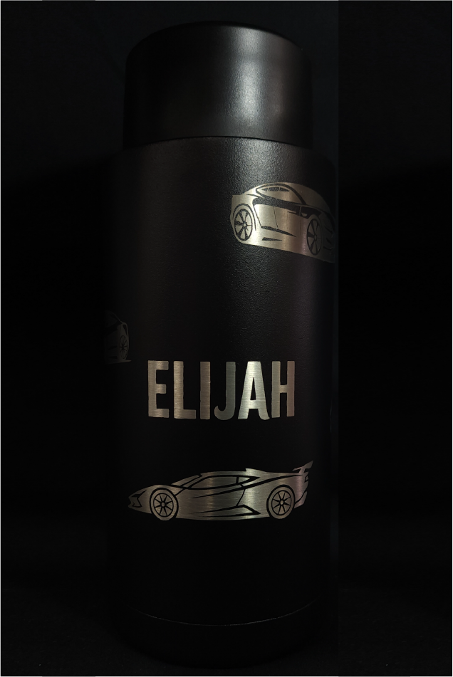 Personalised Engraved Stainless Steel Drink Bottle 32oz