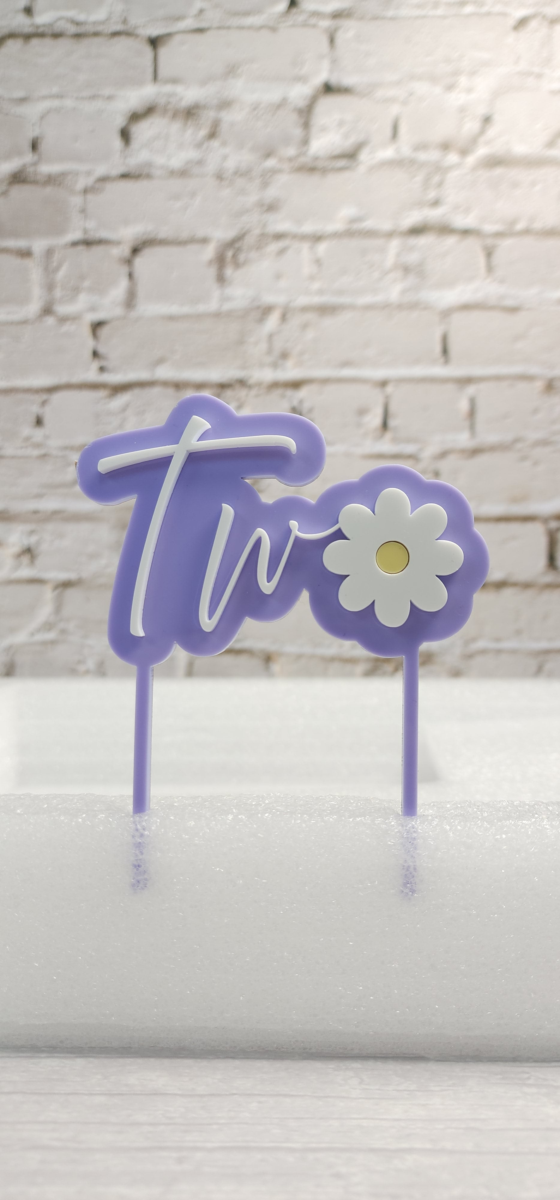Personalised Number CupCake Topper