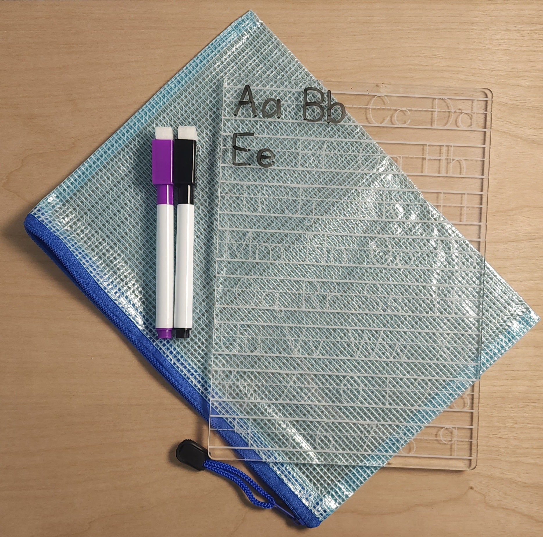 Acrylic A5 Tracing Board and 2 Whiteboard Markers – Kids Learning Gift