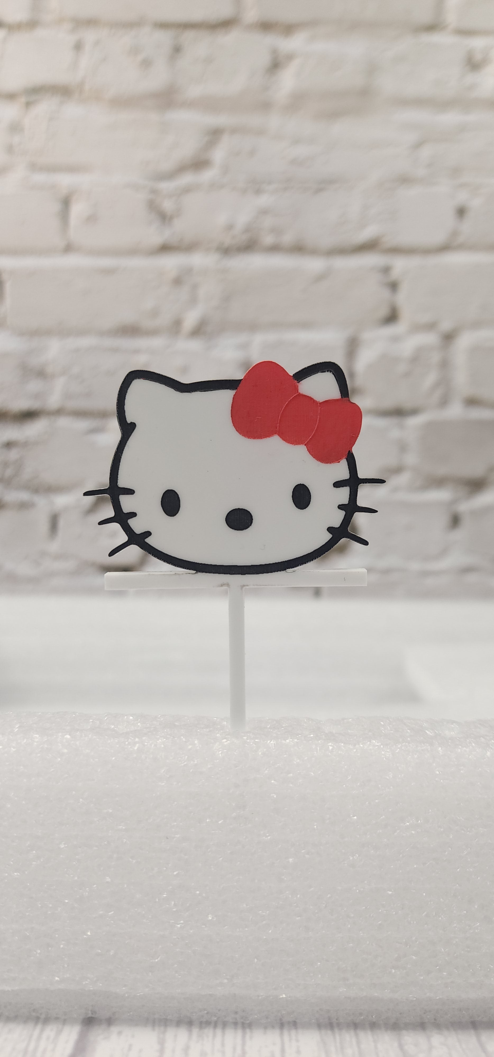 Personalised Hello Kitty Character Cupcake Topper