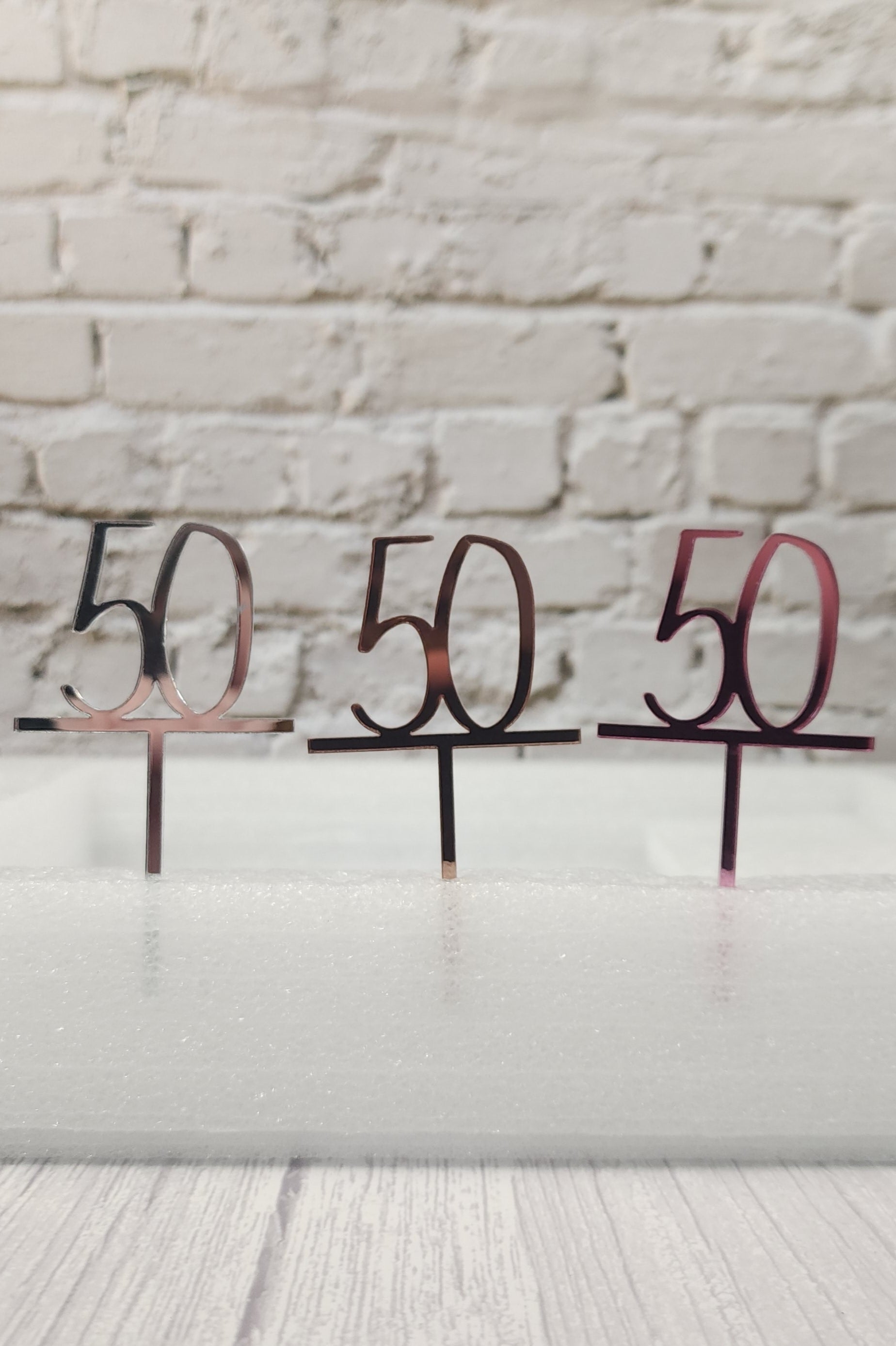 Personalised Number CupCake Toppers Pack of 12