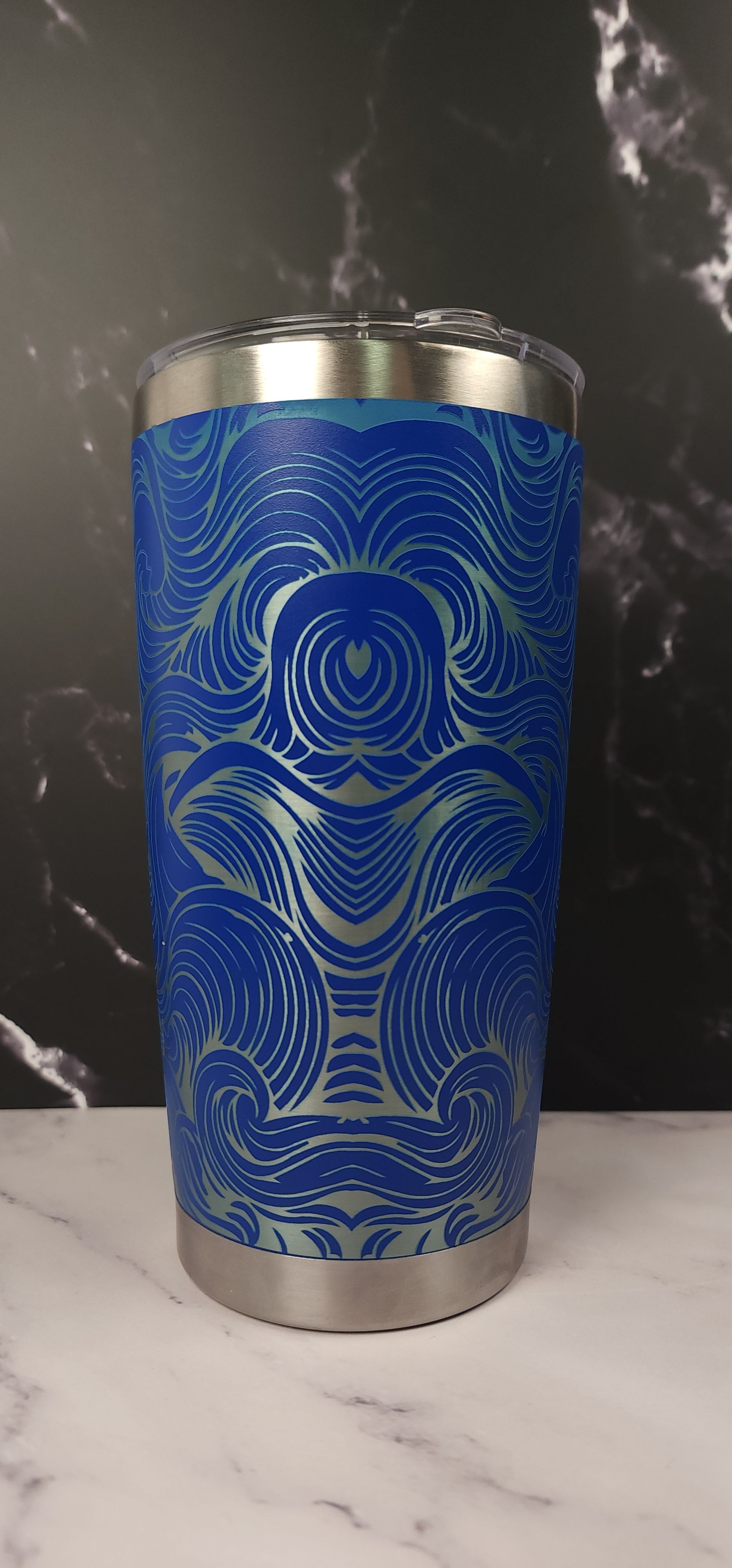 Personalised 360 Full Wrap Engraved Stainless Steel Insulated Tumbler 20oz