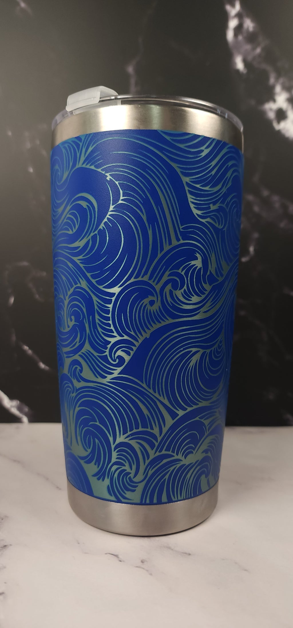 Personalised 360 Full Wrap Engraved Stainless Steel Insulated Tumbler 20oz