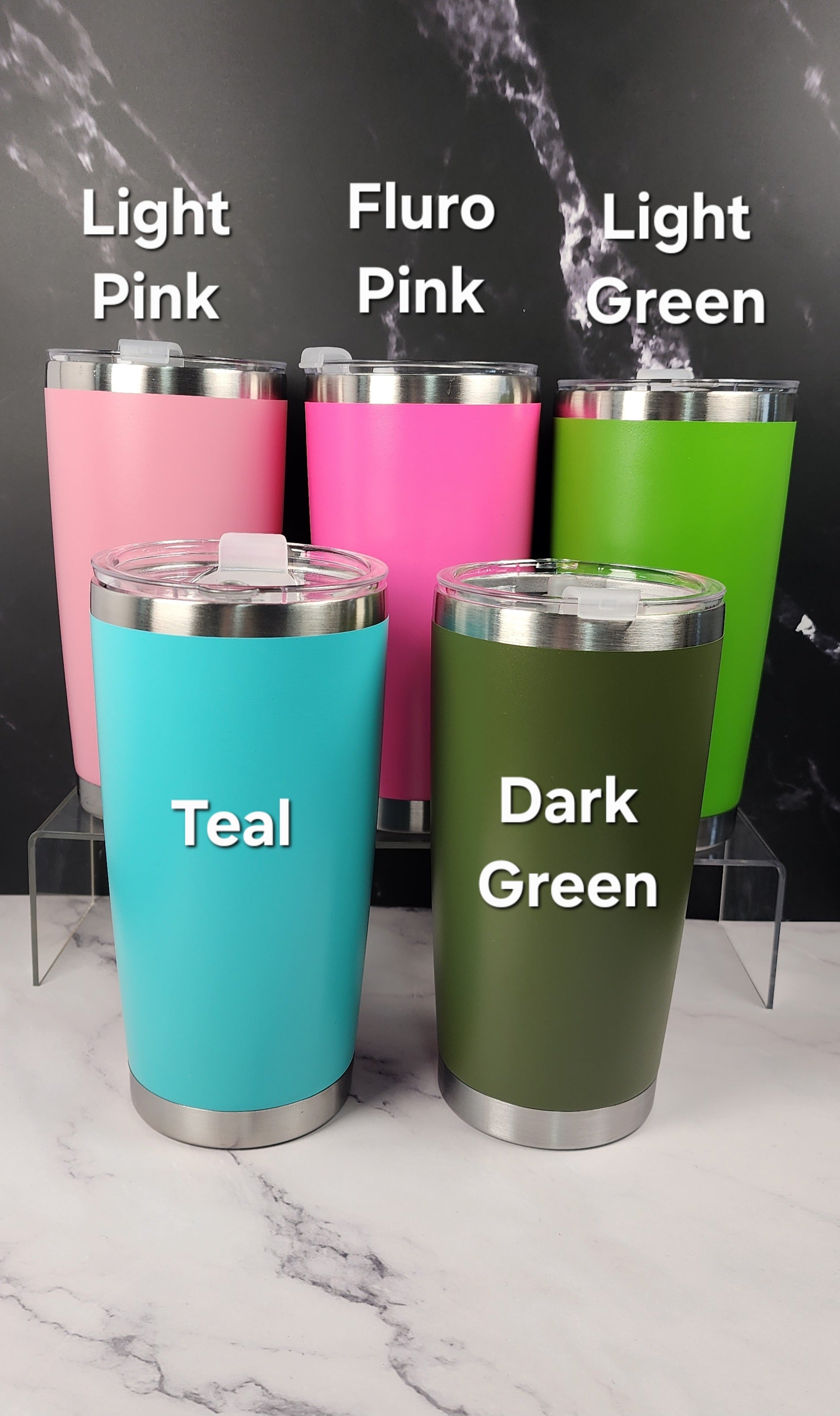 Personalised Engraved Stainless Steel Insulated Tumbler 20oz