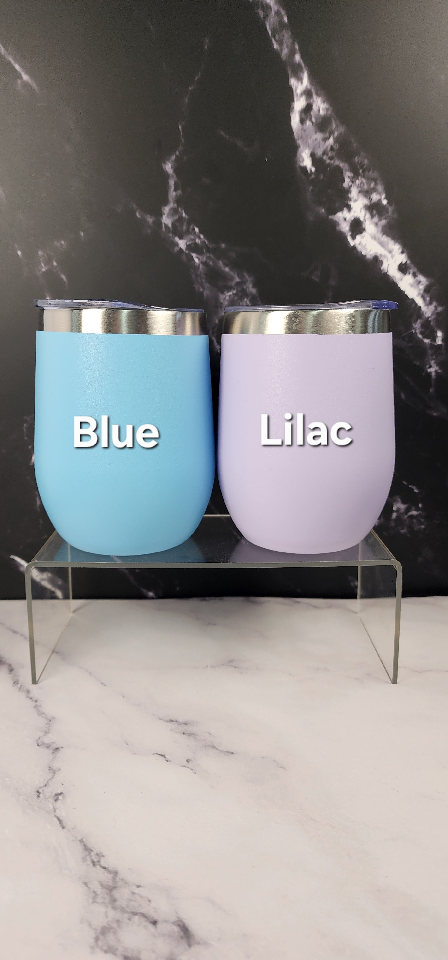 Personalised Engraved Stainless Steel Stemless Wine Tumbler 360ml