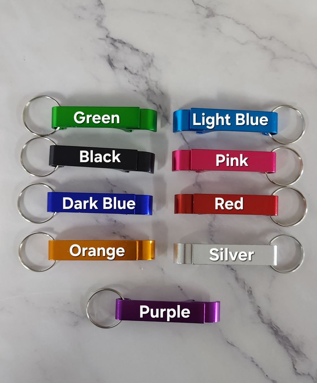 Personalised Engraved Key Ring/Bottle Opener