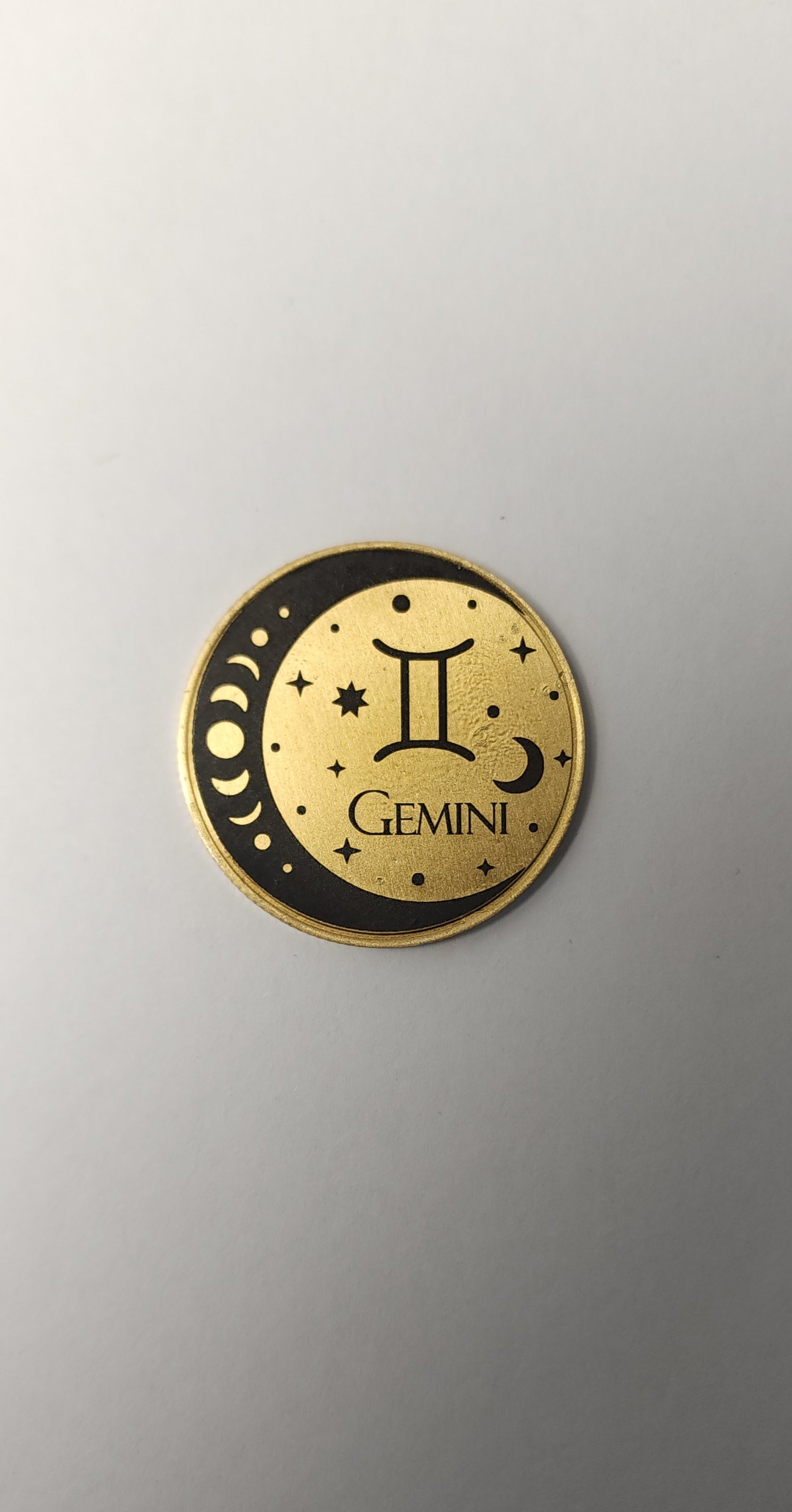Personalised Engraved Zodiac Coin