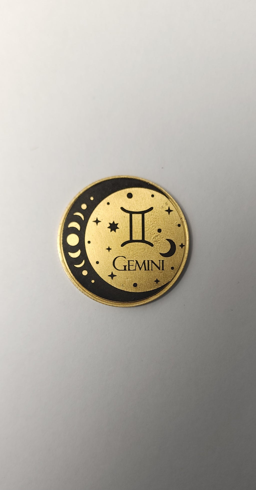 Personalised Engraved Zodiac Coin