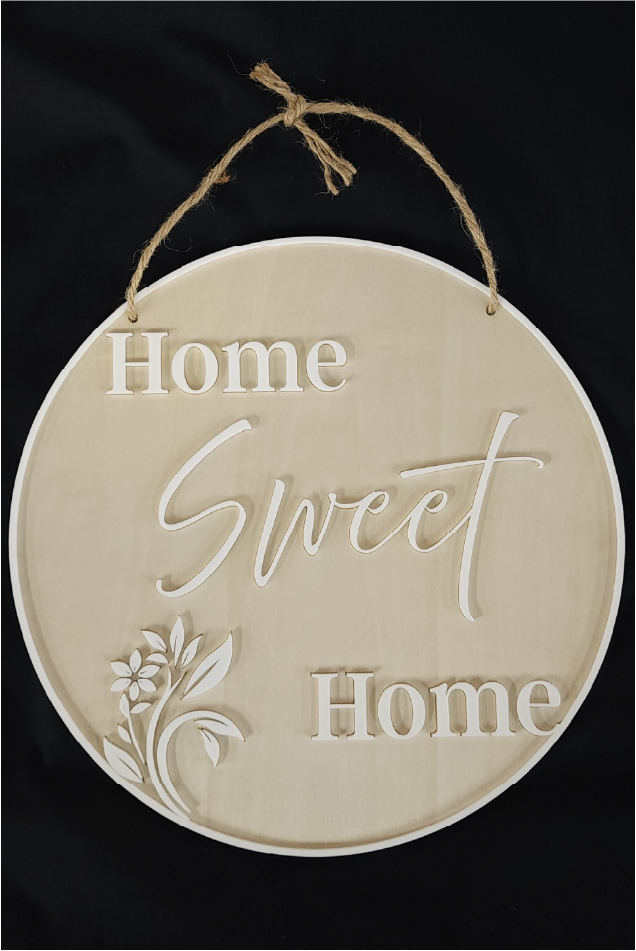 Personalised Hanging Wooden Welcome Home Plaque – Housewarming Gift Australia