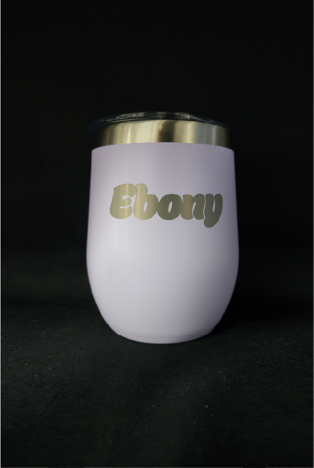 Personalised Engraved Stainless Steel Stemless Wine Tumbler 360ml