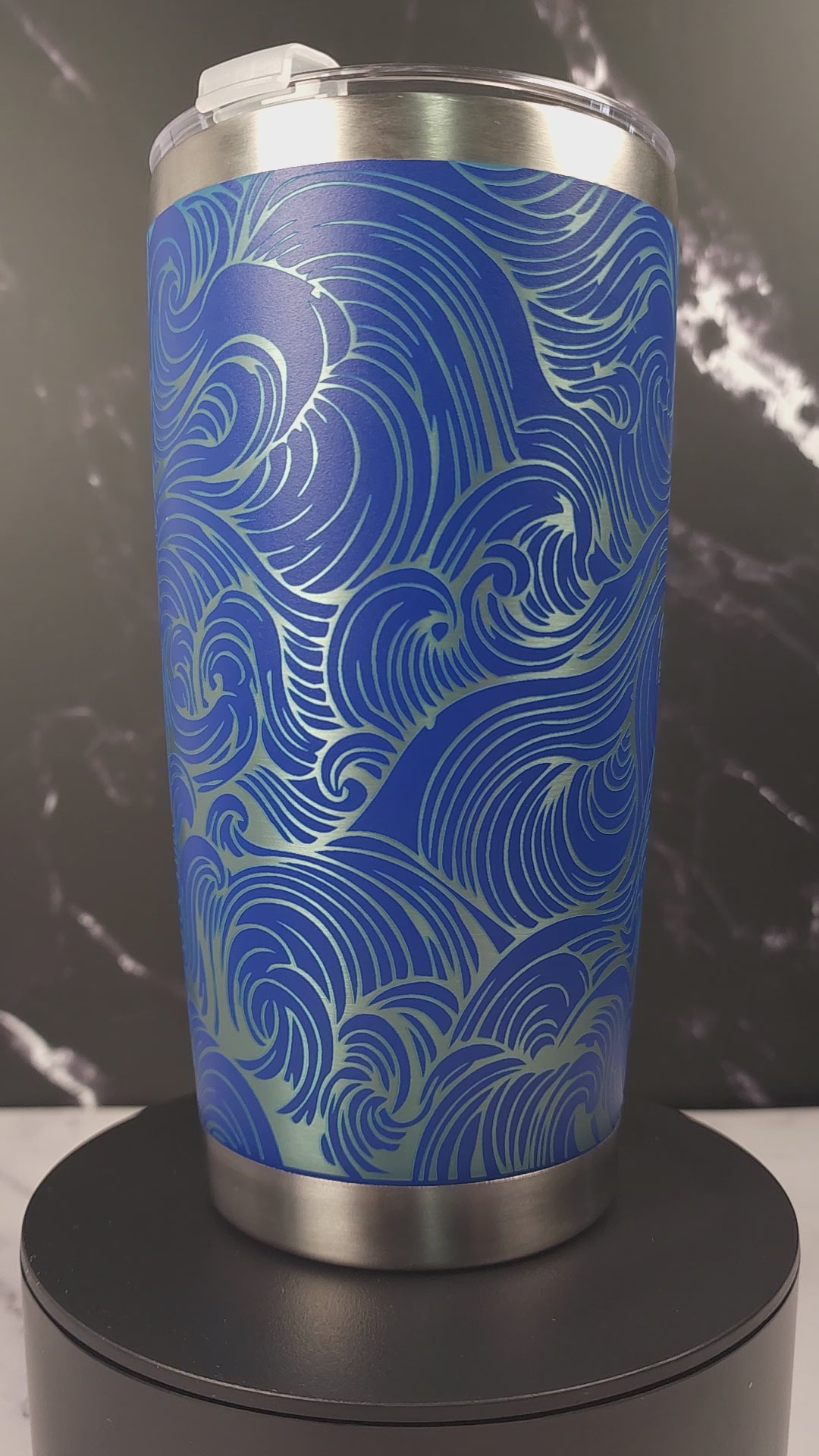 Personalised 360 Full Wrap Engraved Stainless Steel Insulated Tumbler 20oz